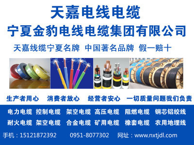 中衛天嘉電線電纜廠_電線電纜欄目